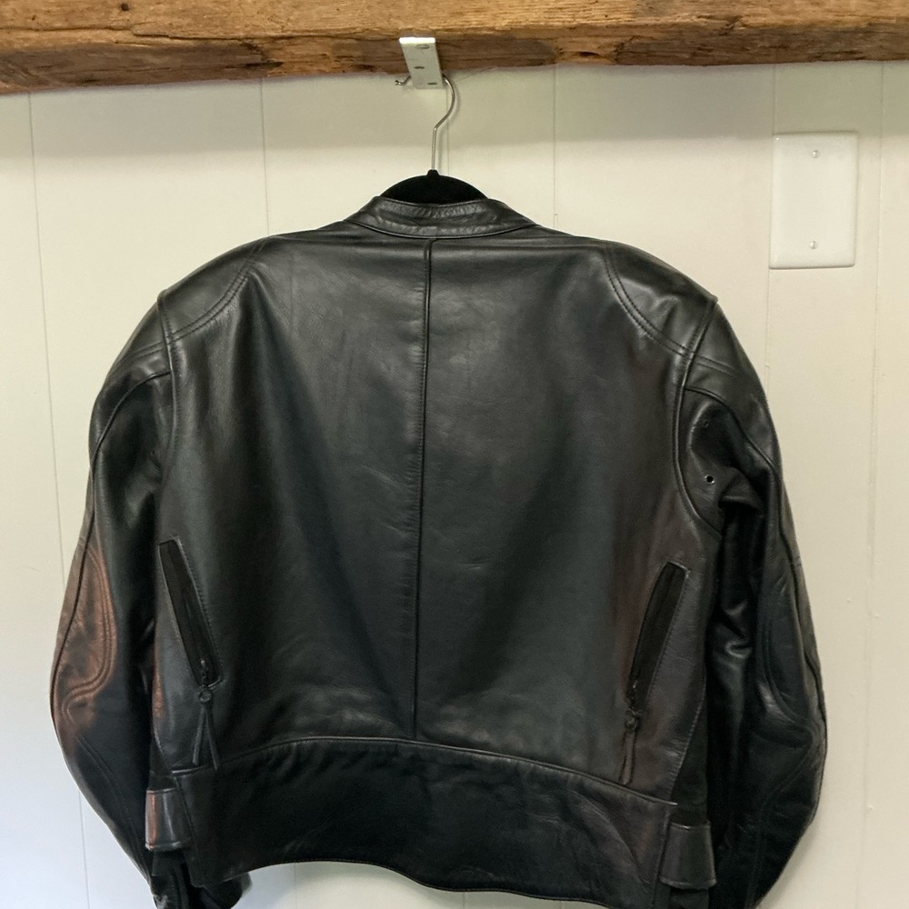 Vanson Black Leather Performance Jacket - image 6